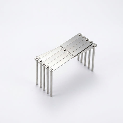 Retractable Stainless Steel Pot Lid & Plate Rack — Foldable Kitchen Organiser