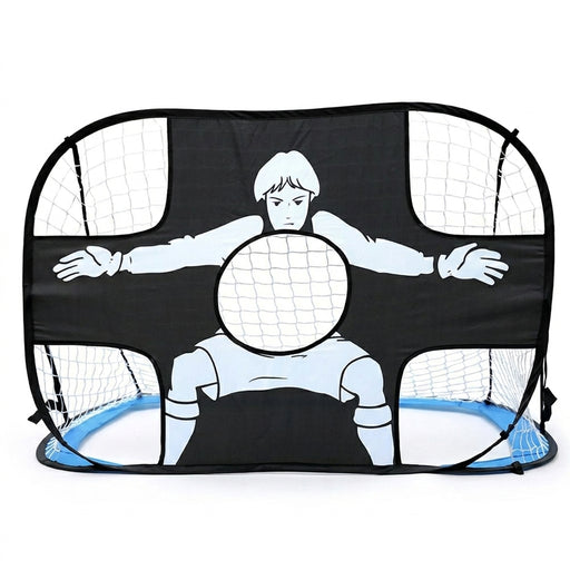 Foldable Pop-up Football Goal, 110×80×80cm – Portable Training Net for Kids & Adults
