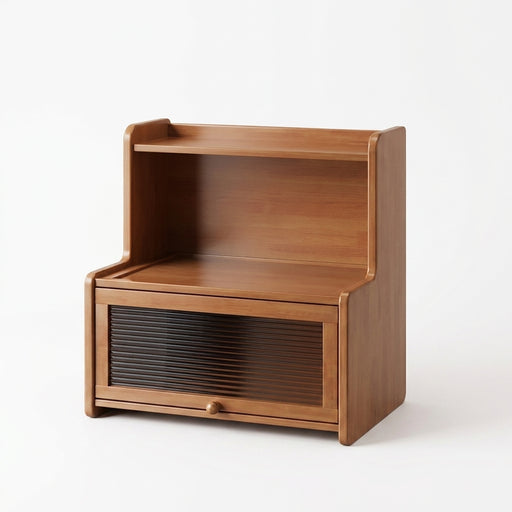 Bamboo 3-Tier Cup & Glass Organiser Shelf – Countertop Storage for Mugs & Small Spaces