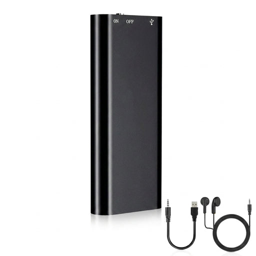 Ultra-slim Mini Voice Recorder — 4/8/16/32GB, WAV/MP3 & USB