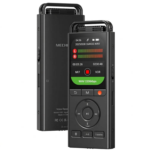 144GB Digital Voice Recorder — Voice-Activated for Lectures, Meetings & Interviews