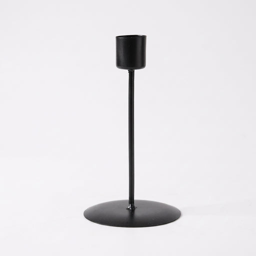 Simple Iron Candlestick — Dinner Table Candle Holder