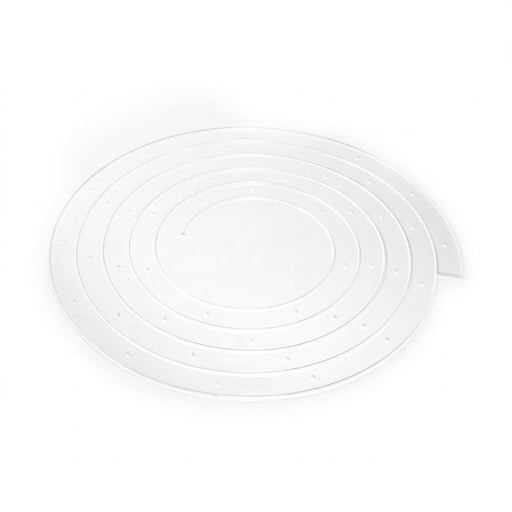 Foldable Acrylic Spiral Cake Stand – Reusable Tiered Display for Weddings & Birthdays