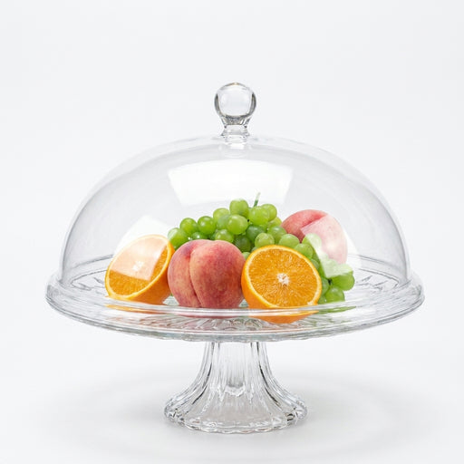Dome Serving Plate with Cover — 16cm Multiuse Cake & Dessert Stand