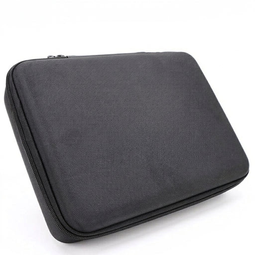 15-Slot Velvet Watch & Jewellery Storage Box, Portable Black (Size L)