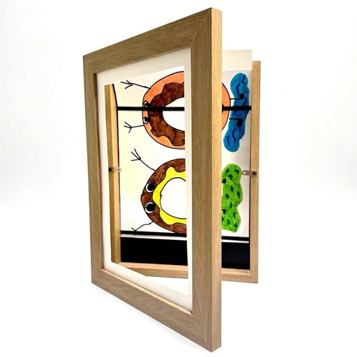 A3 & A4 Magnetic Kids Art Frame — Front-Open, Changeable Display for Posters & Photos