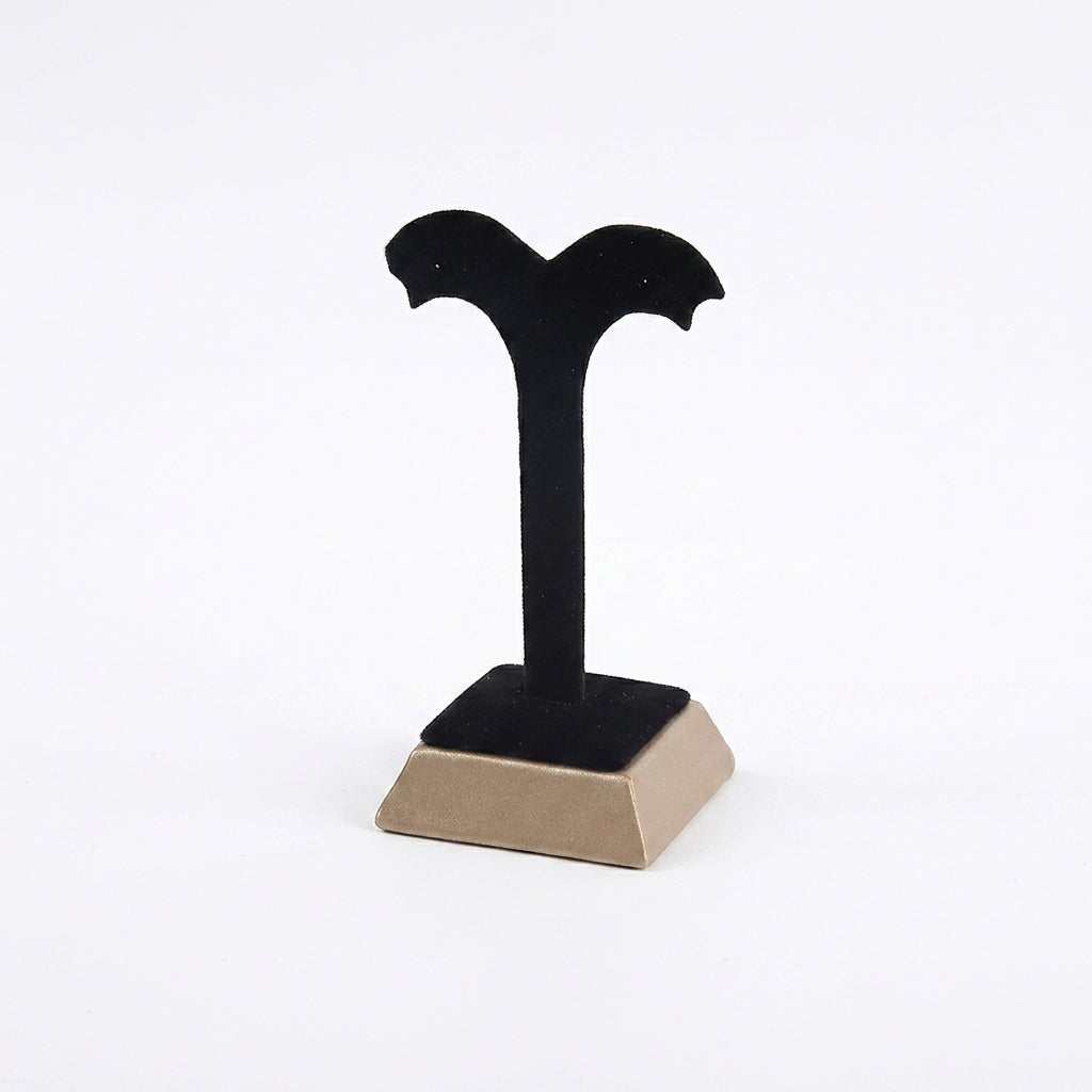 Velvet Jewellery Organiser Stand – Metal Ring, Pendant, Bracelet & Watch Display