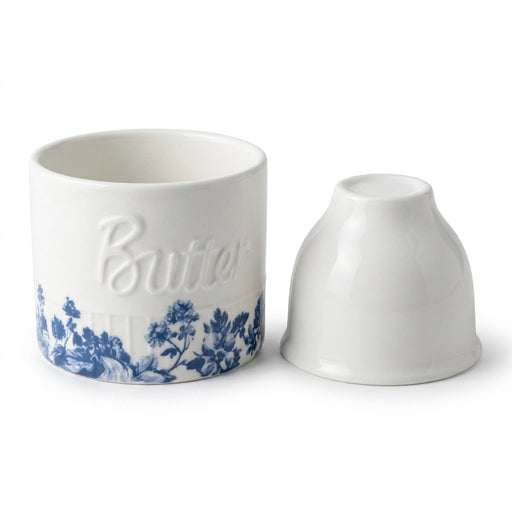Ceramic Butter Crock with Lid — Keeps Butter Fresh & Spreadable, 10×10×11cm