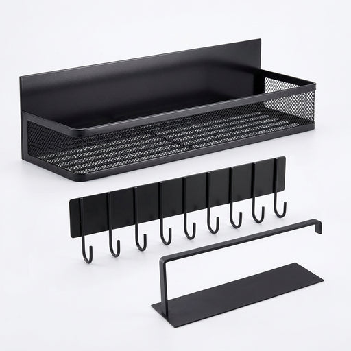 Metal Magnetic Spice Shelf — Fridge & Oven Organiser, DIY Kitchen Rack