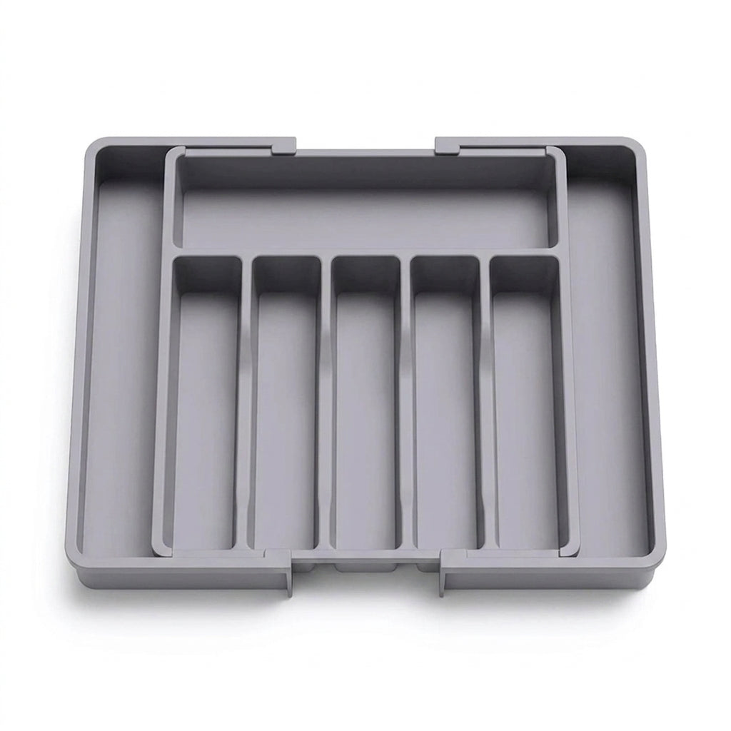 Expandable Cutlery Tray – Adjustable Drawer Utensil Organiser (PP)