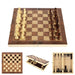 3-in-1 Board Game Set – Chess, Checkers & Backgammon with Dice