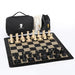 20-inch Portable Folding Chess Set with Weighted Pieces — Tournament Grade