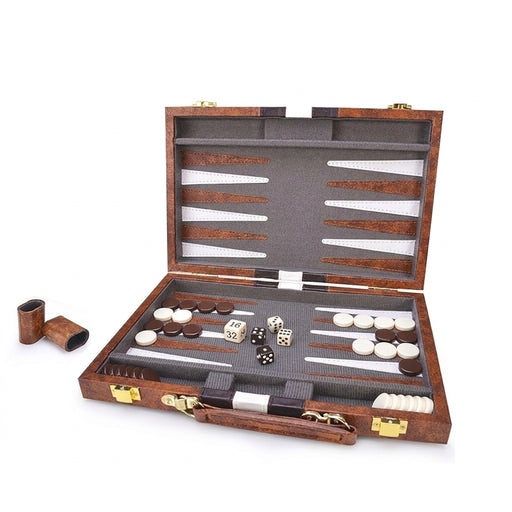 Folding 38cm (15in) Chess & Checkers Board – Standard Portable Version