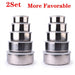5-Piece Stainless Steel Nesting Mixing Bowl Set — 5 Sizes for Cooking, Baking & Storage