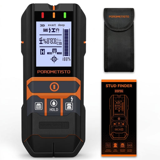 DSF06 2-in-1 Moisture Meter & Wall Scanner with Metal Detector