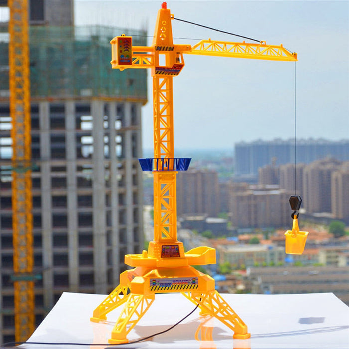 1/64 Remote Control Crane Hobby Kid Lift Construction Gift Toy With Accessories 