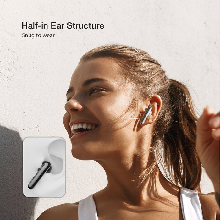 Blitzwolf® BW-FYE12 TWS Wireless Earbuds Bluetooth V5.0 Earphone Hifi Stereo HD Calls Touch Control Half in Ear Mini Portable Earphone